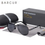 BARCUR Polarized Mens Sunglasses Pilot Sun Glasses for Men accessories Driving Fishing Hiking Eyewear Oculos Gafas De Sol