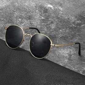 New Round Metal Frame Sunglasses Women Men Polarized UV400 Shades Sun Glasses Fashion Outdoor Driving Fishing Eyewear