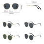 New Round Metal Frame Sunglasses Women Men Polarized UV400 Shades Sun Glasses Fashion Outdoor Driving Fishing Eyewear