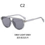 BOYSEEN Beach Sunglasses Man Summer Orange Sun Glasses UV400 Can Do Prescription Glasses Big Frame Blue Eyewear