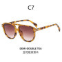 BOYSEEN Beach Sunglasses Man Summer Orange Sun Glasses UV400 Can Do Prescription Glasses Big Frame Blue Eyewear