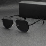 New Men's Myopia Glasses Metal Double-Bridge Frog-Eye Glasses Outdoor UV400 Polarized Sun Glasses Classic Driving Shades