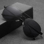 New Men's Myopia Glasses Metal Double-Bridge Frog-Eye Glasses Outdoor UV400 Polarized Sun Glasses Classic Driving Shades