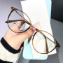 Finished Blue Light Blocking Nearsighted Eyeglasses Diopter 0 To -4.0 Luxury Women Men's Prescription Myopia Minus Glassses