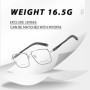 Ultra light Titanium alloy Glasses Frame Men square Large size Eyeglasses Woman Business Eyewear Simple spectacle Frames P8952