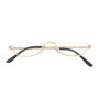 High Quality Metal Reading Glasses Men Women Fashion Presbyopic Eyeglasses Half frame Hyperopia Light Eyewear