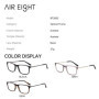 AIR EIGHT Modish Acetate Rectangle Prescription Glasses For Men Blue Light Progressive Multifocal Lenses Photochromic Eyeglasses