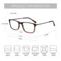 AIR EIGHT Modish Acetate Rectangle Prescription Glasses For Men Blue Light Progressive Multifocal Lenses Photochromic Eyeglasses