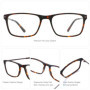 AIR EIGHT Modish Acetate Rectangle Prescription Glasses For Men Blue Light Progressive Multifocal Lenses Photochromic Eyeglasses