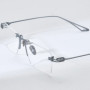 FONEX Titanium Glasses Frame Men Brand Design Rimless Square Eyeglasses Frameless Japanese Ultralight High-end Eyewear 85914