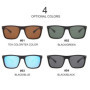 Square Vintage Polarized Sports Sunglasses Men Women Driving Outdoor Fishing Sun Glasses UV400 Hiking Cycling Shield Sunglasses