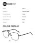 BLUEMOKY L Size High-quality Metal Aviator Prescription Eyeglasses For Men Popular Pilot Progressive Optical Glasses