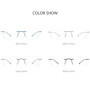 FONEX Titanium Glasses Frame Men Brand Design Square Rimless Frameless Eyeglasses Women Ultralight-Weight Japanese Eyewear 85708