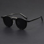 Clear Vintage Japanese Round Glasses UV400 Sturdy Metal inlay Acetate Eyeglasses 2024 New Trends for Men Sunscreen Sunglass