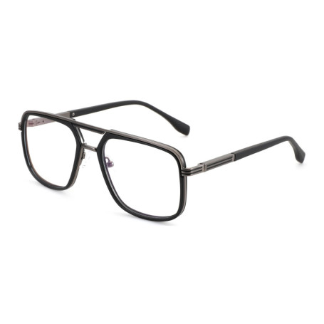 BLUEMOKY High Quality Metal Men Prescription Eyeglasses Pilot Graduated Glasses Anti Blue Light Optical Lenses with Recipe