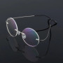 Retro round frame borderless ultra-light and ultra-thin reading glasses, unisex, super elastic and screw-free
