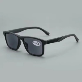 Men Square Frame Reading Sunglasses With Diopter +1.0+1.5+2.0+2.5....+4.0 Vintage Presbyopic Eyeglasses UV Protection Eyeglasses