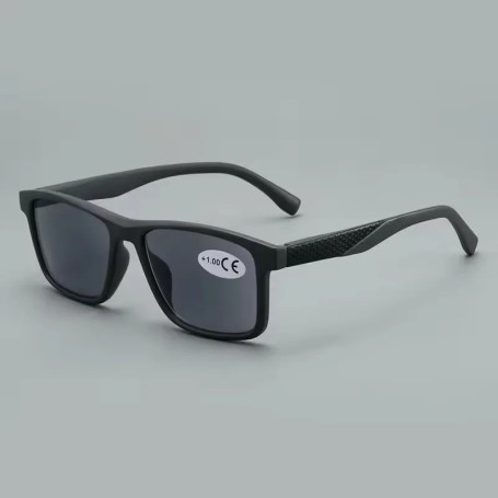 Men Square Frame Reading Sunglasses With Diopter +1.0+1.5+2.0+2.5....+4.0 Vintage Presbyopic Eyeglasses UV Protection Eyeglasses