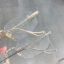 Frameless Trend Myopia Glasses Ultra-light Small Square Cut Edge Anti-blue Light Near Sight Glasses Ultra Light Unisex Glasses