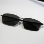 Shatar New Retro Fashion Half Frame Glass Sunglasses Man Driving Touring Sunshade Sunglasses For UV Protection Metal Half Frame