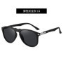 MIZHO Fashion luxury Retro Brand Pilot Glasses Driving Gradient Quality Sunglasses Polarized Men UV400 Male Shield Oculos de sol