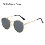 Round Vintage Polarized Sunglasses Women Retro Luxury Brand Designer Sun Glasses Ladies Men Eyewear Oculos De Sol Shades UV400