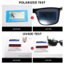 Classic Black Square Polarized Sunglasses Men Fashion Mirror Blue Sun Glasses Unisex Vintage Anti Glare Driving Shades UV400