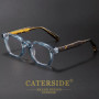 CATERSIDE Trend Anti Blue Light Glasses Women TR90 Frame High Quality Retro Square Computer Reading Glasses Men Optical Eyewear