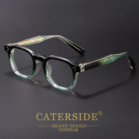 CATERSIDE Trend Anti Blue Light Glasses Women TR90 Frame High Quality Retro Square Computer Reading Glasses Men Optical Eyewear