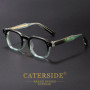 CATERSIDE Trend Anti Blue Light Glasses Women TR90 Frame High Quality Retro Square Computer Reading Glasses Men Optical Eyewear