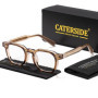 CATERSIDE Trend Anti Blue Light Glasses Women TR90 Frame High Quality Retro Square Computer Reading Glasses Men Optical Eyewear