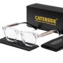 CATERSIDE Trend Anti Blue Light Glasses Women TR90 Frame High Quality Retro Square Computer Reading Glasses Men Optical Eyewear