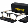 CATERSIDE Trend Anti Blue Light Glasses Women TR90 Frame High Quality Retro Square Computer Reading Glasses Men Optical Eyewear