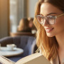 CATERSIDE Trend Anti Blue Light Glasses Women TR90 Frame High Quality Retro Square Computer Reading Glasses Men Optical Eyewear