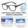 Blue Ray Blocking Anti-Blue Light Reading Glasses Eye Protection Ultralight Hyperopia Glasses PC Optical Spectacle Eyeglass