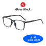 VIVIBEE Classic Square Blue Light Blocking Men Glasses Screen Gaming TR90 Black Anti Ray Eyeglasses Computer Network Eyewear