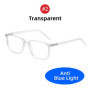 VIVIBEE Classic Square Blue Light Blocking Men Glasses Screen Gaming TR90 Black Anti Ray Eyeglasses Computer Network Eyewear