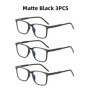 VIVIBEE Classic Square Blue Light Blocking Men Glasses Screen Gaming TR90 Black Anti Ray Eyeglasses Computer Network Eyewear