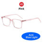 VIVIBEE Classic Square Blue Light Blocking Men Glasses Screen Gaming TR90 Black Anti Ray Eyeglasses Computer Network Eyewear