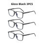 VIVIBEE Classic Square Blue Light Blocking Men Glasses Screen Gaming TR90 Black Anti Ray Eyeglasses Computer Network Eyewear