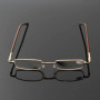 Portable Eye Protection Reading Glasses Ultralight Metal Square Eyeglasses Optical Spectacle Eyeglass for Men Women