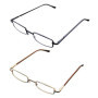 Portable Eye Protection Reading Glasses Ultralight Metal Square Eyeglasses Optical Spectacle Eyeglass for Men Women