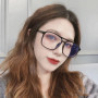 High-quality Unisex Plain glasses women men glasses lens square glasses male female Plain glasses