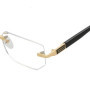 Men Women Square Reading Glasses Business HD Lens Rimless Eyeglasses Women's Trendy Presbyopia Prescription Eyewear +1.0 To +4.0