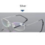 Blue Light Blocking Memory Titanium Rimless Reading Glasses Men&Women Presbyopic Eyeglasses Frame +1+1.5+2+2.5+3