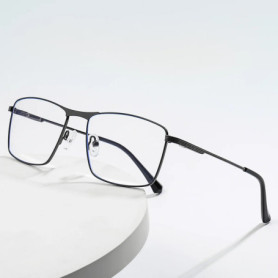 JMISUS Fashion Alloy Square Prescription Glasses Man Anti-Blue Light/Photochromic Myopia Eyewear Optical Eyeglasses