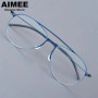 High Quality Titanium Screwless Glasses Frame 5507 Denmark Brand Men's Pilot Ultralight Eyeglasses Women Double-Beam Design Gafa