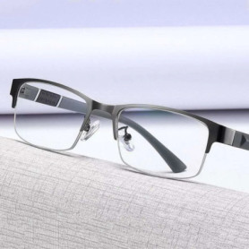 New Trend Reading Glasses Reading Glasses Men and Women High Quality Half Frame Diopters Business Office Men Reading Glasses