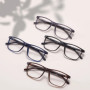 Rectangle Large TR90 Men And Women Full Rim Glasses Frame Light Plastic Square Spectacle With Spring Hinge For Prescription Lens