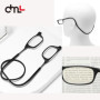 Hanging Neck Glasses TR90 Men's and Women's Anti-blue Light Portable Ultra-light Computer Glasses Narrow Fram Fashion Able Item